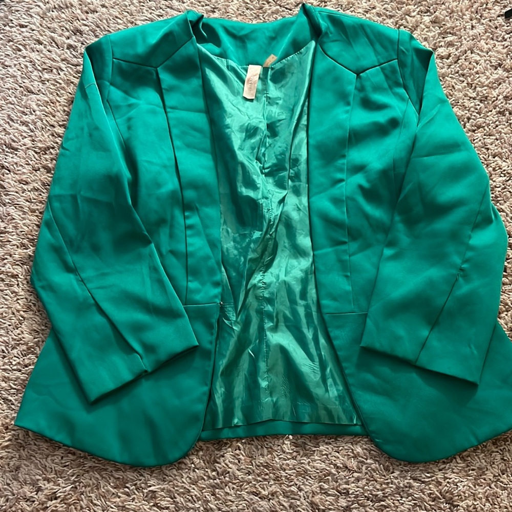 Green blazer
